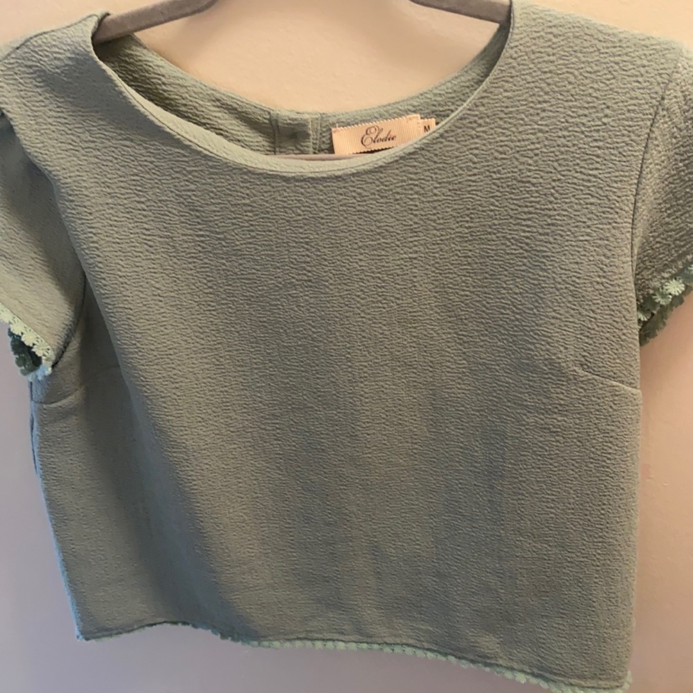 Mint green top Medium